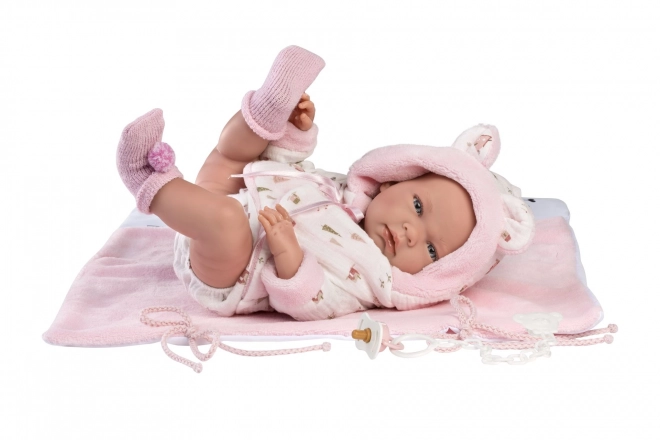 Realistic Newborn Doll with Vinyl Body - 40 cm