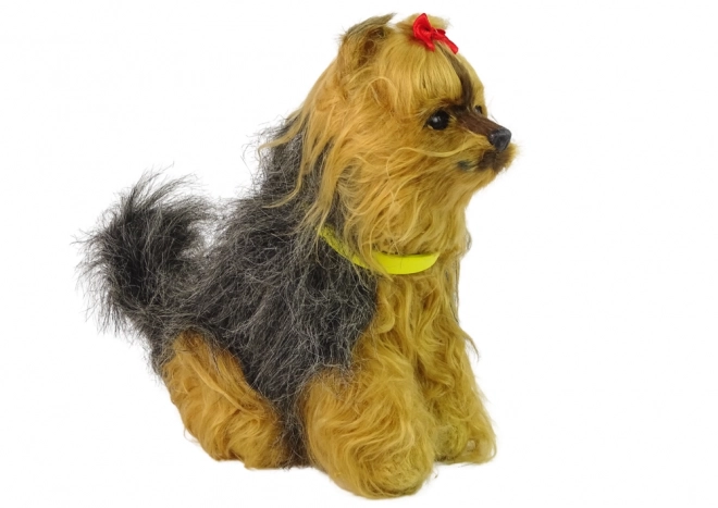 Interactive Plush Yorkie Dog Toy