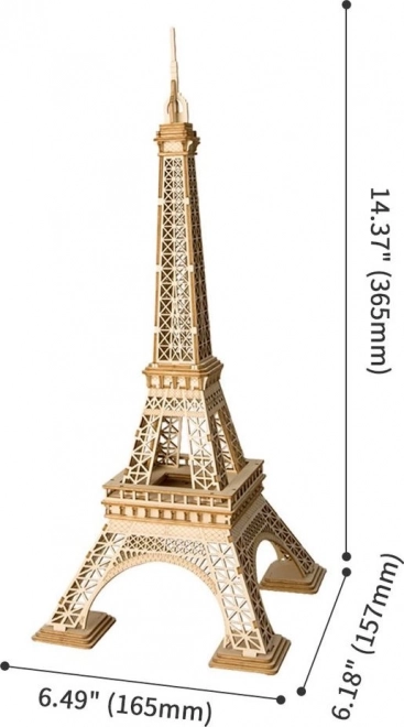 RoboTime 3D Wooden Puzzle Eiffel Tower