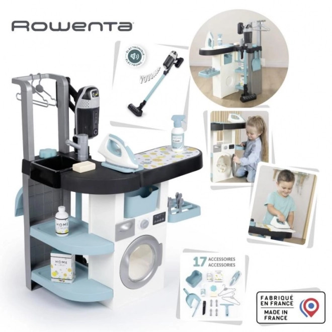 Rowenta Laundry Playset with Iron and Vacuum Cleaner