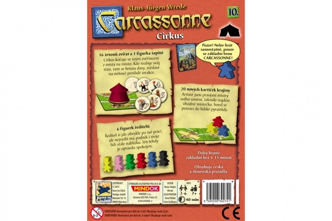 Carcassonne - rozšíření 10 (Cirkus)