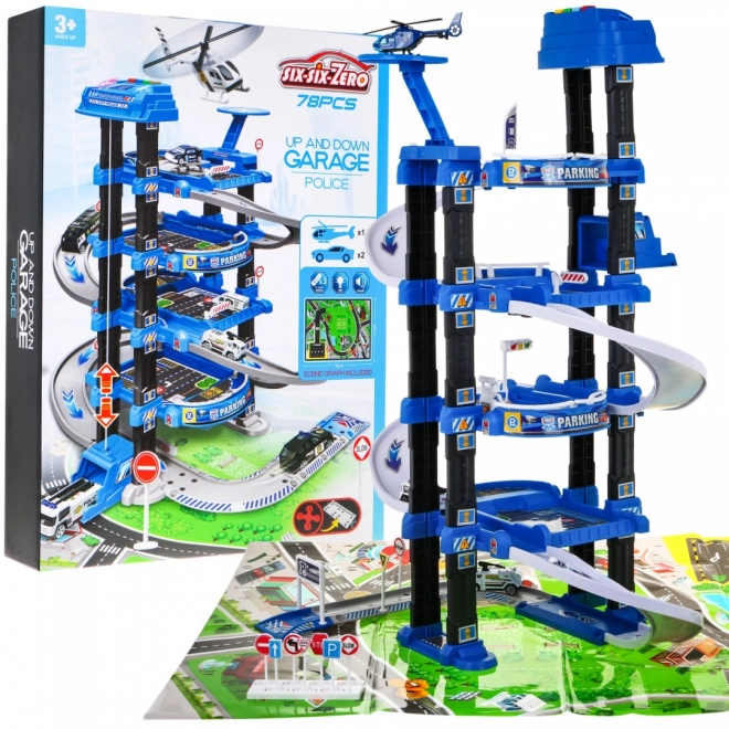 Mega Multi-Level Parking Set with Play Mat