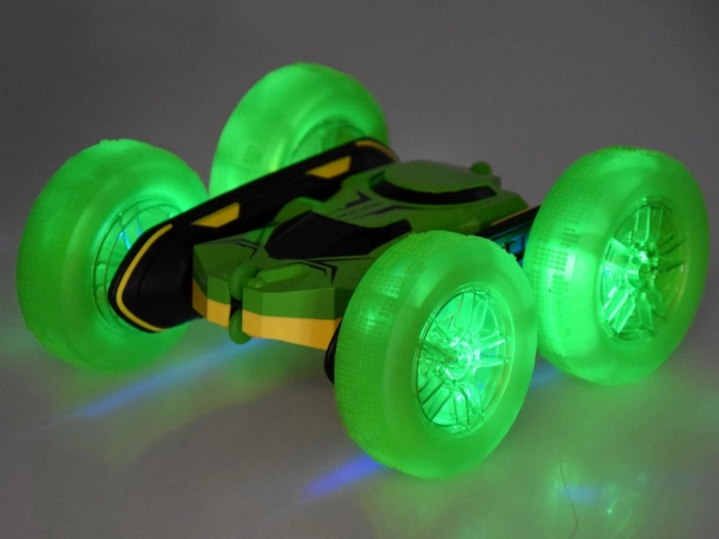 Remote Control 360 Stunt Car with Glowing Wheels