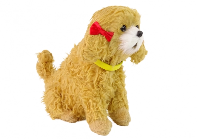 Interactive Plush Poodle Puppy