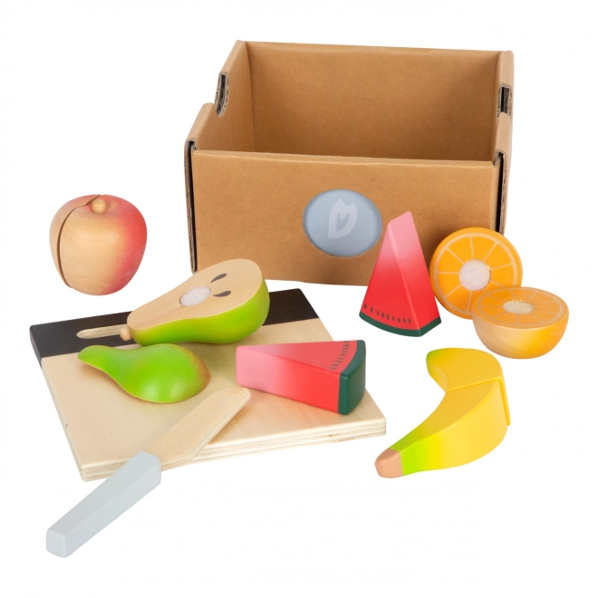 Small Foot Wooden Fruit Cutting Set