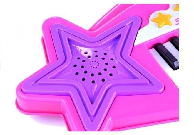 Musical Keyboard with Microphone for Girls