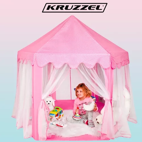 Pink Children's Tent Palace for Home and Garden