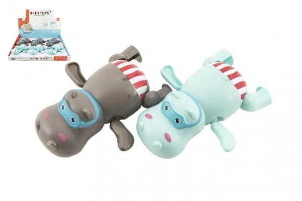 Swimming Wind-Up Hippo Toy