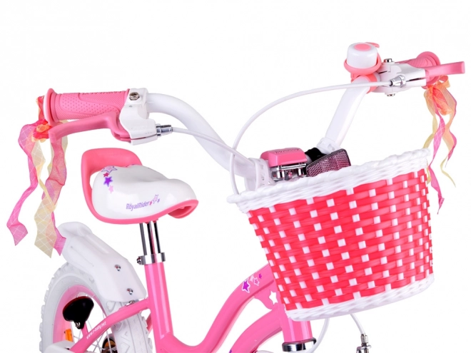 Blue Star Girl Kids Bicycle 14" – Pink