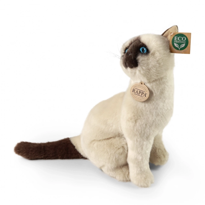 Eco-friendly plush siamese cat 30 cm