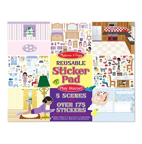 Reusable Stickers Home Play