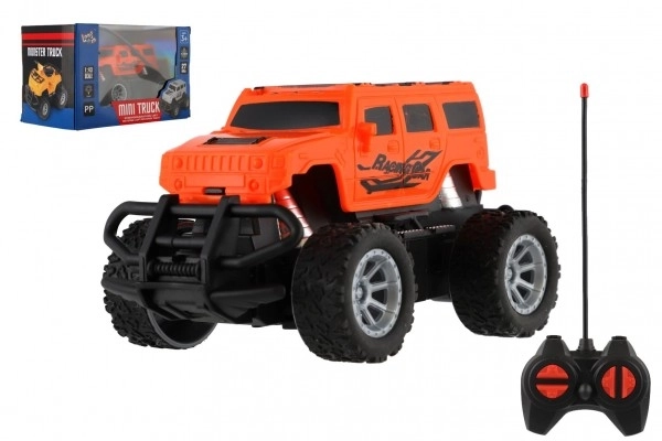 Remote Control Mini Truck with Lights - Orange