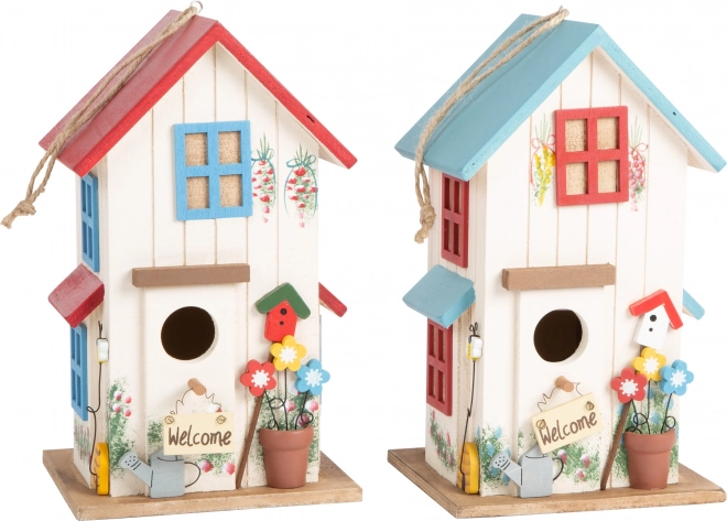 Small Foot Wooden Birdhouse Set