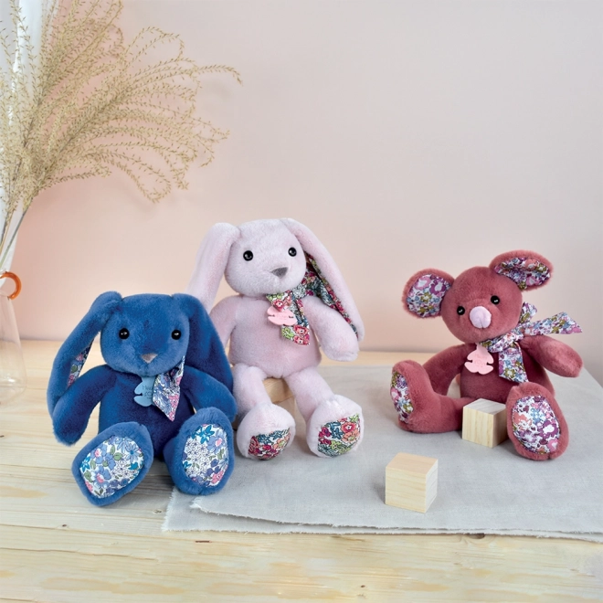 Plush Friend Dark Pink Mouse - 25 cm