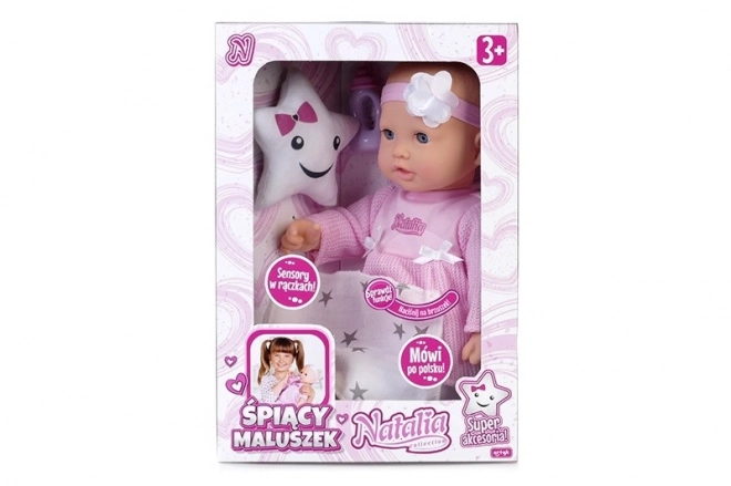 Doll Natalia Sleepy Baby 38cm