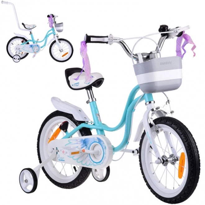 Royalbaby Charming Little Swan 14-Inch Kids Bicycle – turquoise