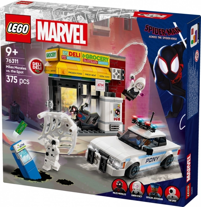 Marvel Multiverse Miles Morales vs Spot Building Set