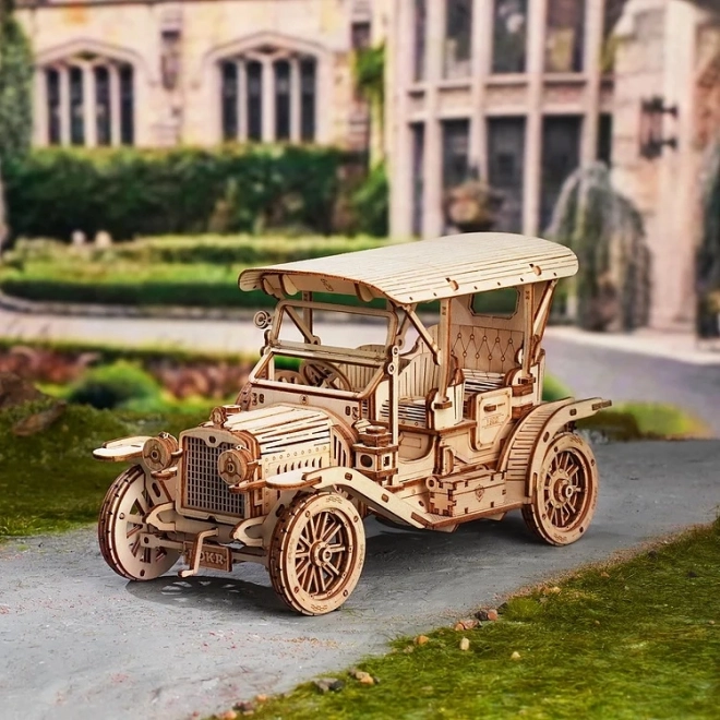 Wooden 3D Puzzle Vintage Car