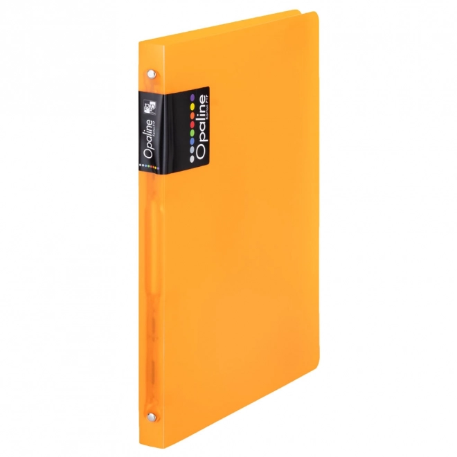 Orange Polypropylene Ring Binder A4