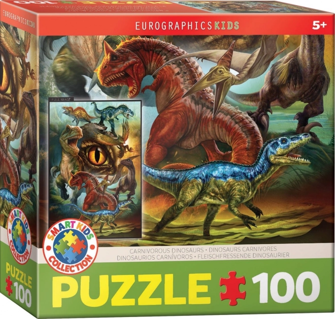 Eurographics Carnivorous Dinosaurs Puzzle 100 Pieces