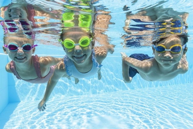 Schwimmbrille Aqua Burst für Kinder - 3er Pack