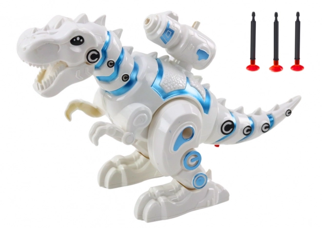 Interactive Dinosaur Robot with Dart Launcher