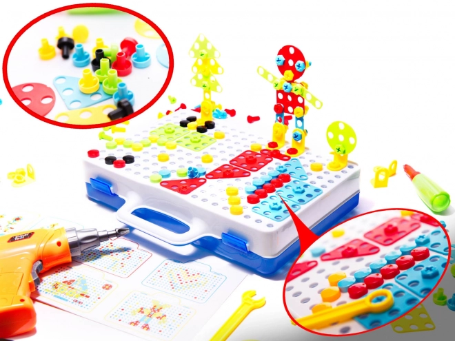 Educational Construction Kit with Drill 237 Pieces