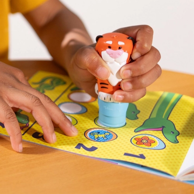 Tiger Sticker Book with Stamps