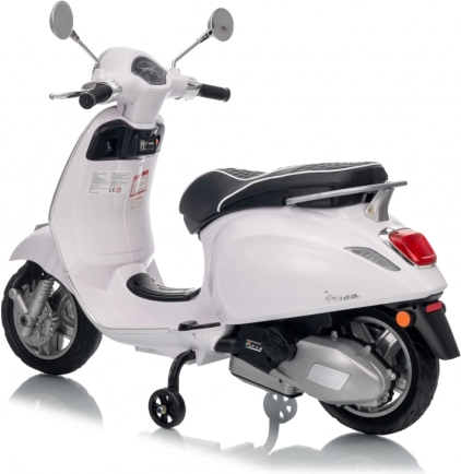kids' electric scooter VESPA ROMA, white