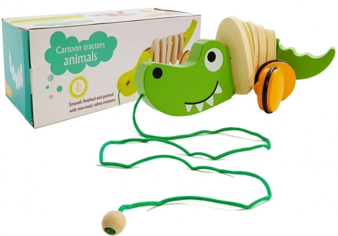 Wooden Crocodile Pull Toy