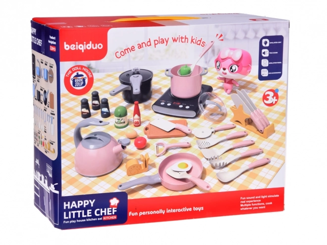 Electric Stove and Cooking Accessories Set for Young Chefs