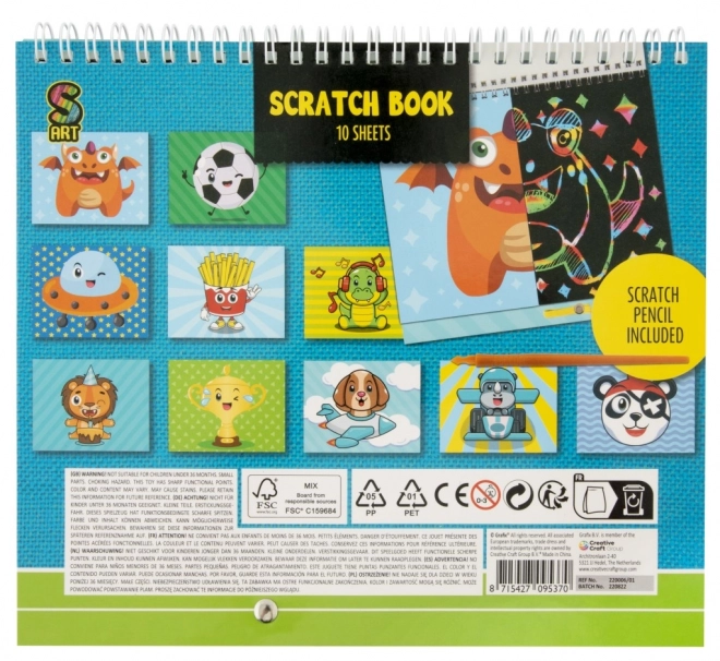 Libro con Immagini da Grattare