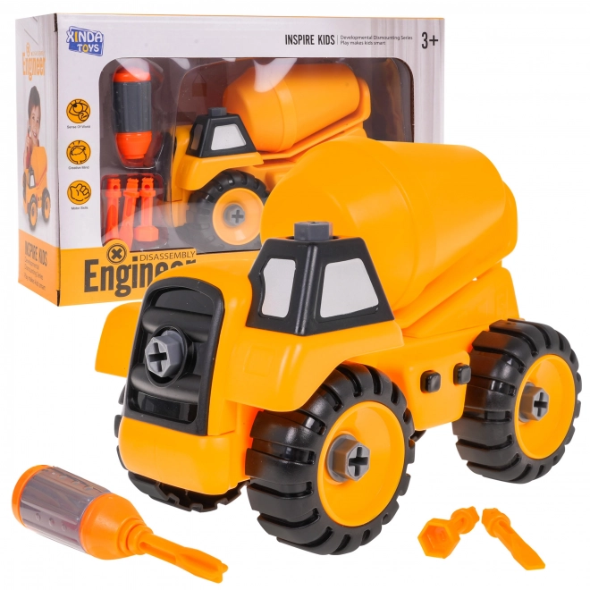 Toy Cement Mixer Construction Set