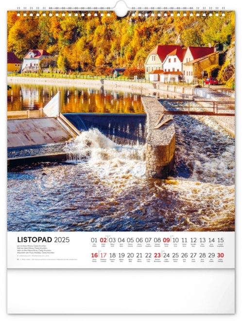 Wall Calendar Water Kingdom 2025