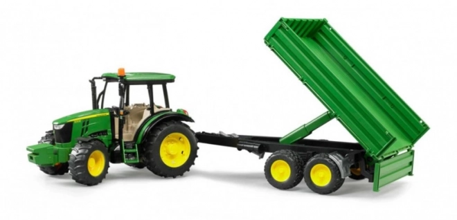 Bruder John Deere Tractor with Trailer