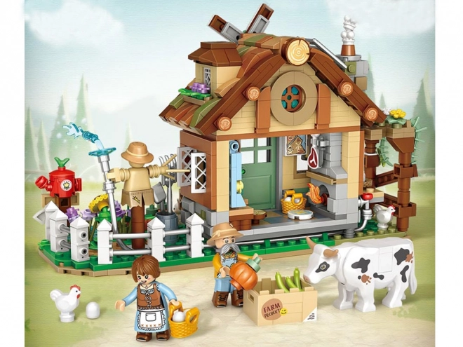 Creative Farm Building Blocks Set