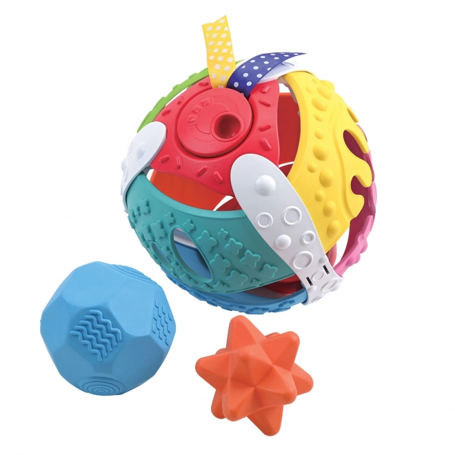 Playgo insert ball with rotating wheel