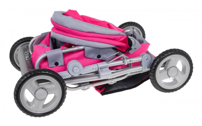 Pink 2-in-1 Doll Stroller