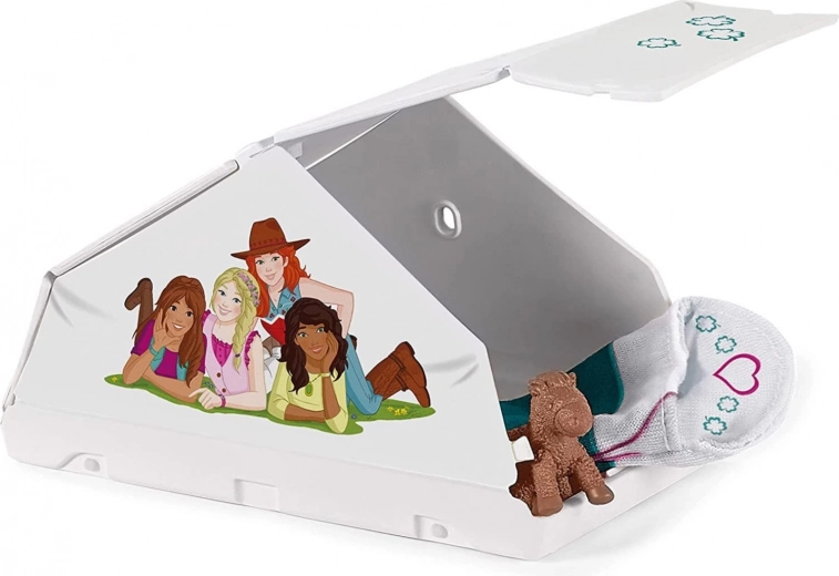 Adorable plush pony companion