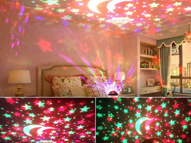 Starry Night Light Projector with Bluetooth Speaker