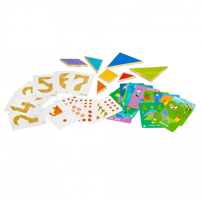 Lucy & Leo Tangram Wooden Puzzle Game