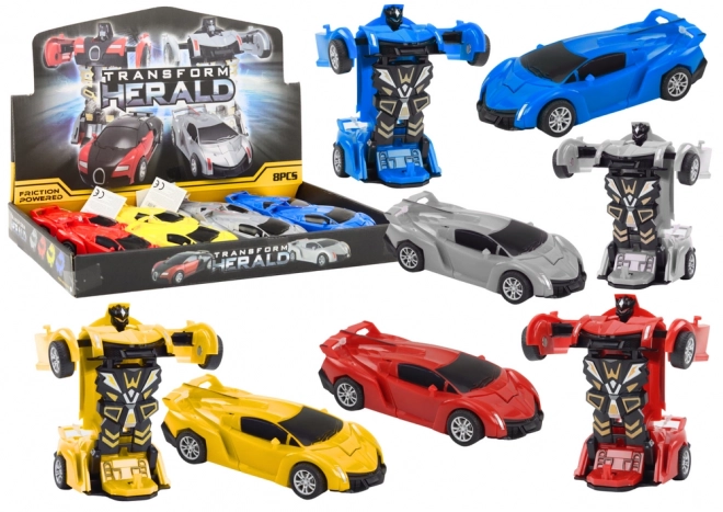 2-in-1 Transforming Robot Sports Car