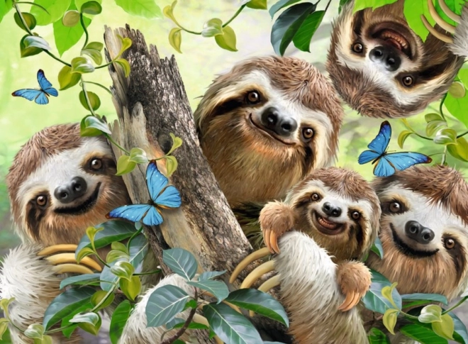 Sloth Selfie 500 Piece Puzzle