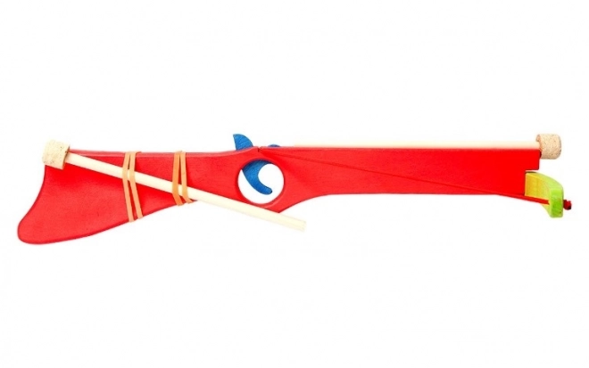 Red Wooden Crossbow