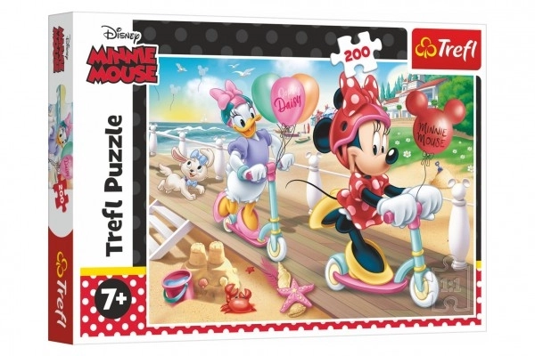 Trefl Puzzle Minnie Mouse Beach Adventure 200 Pieces