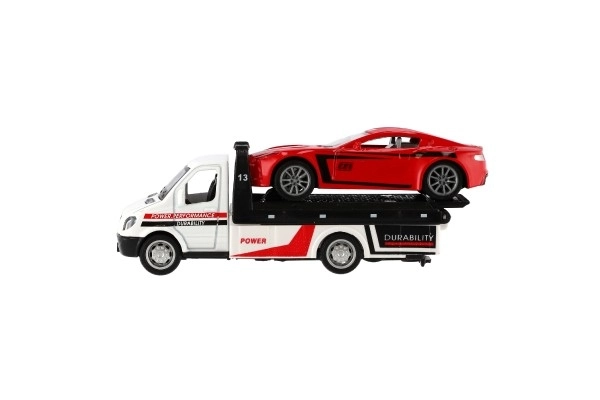 Tow Truck with Pull-Back Car