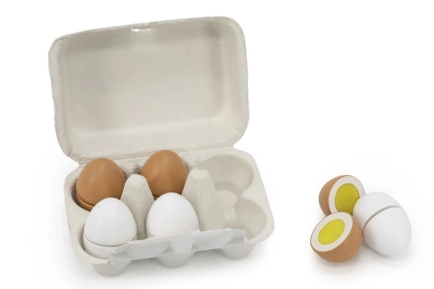 Wooden Toy Eggs Set