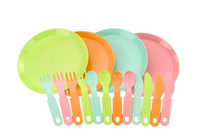 Fruit Cutting Playset with Salad and Utensils