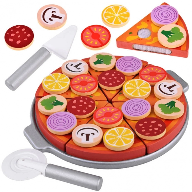 Wooden Pizza Set for Cutting