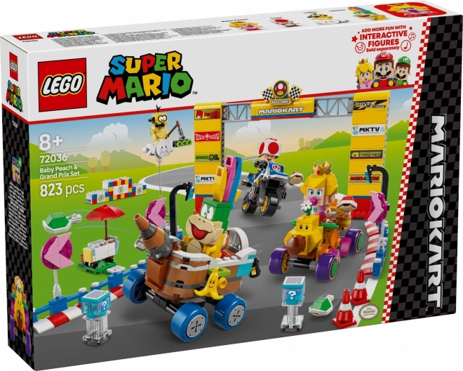 Lego Super Mario Kart Baby Peach Grand Prix Set